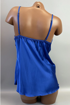 Ensemble Pyjama Débardeur et Pantalon Imitation Soie BELLE COM'ELLE - Linge de nuit - BELLE COM'ELLE