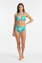 Maillot de bain bikini triangle bas mi-haut ajouré - Maillots de bain - BELLE COM'ELLE