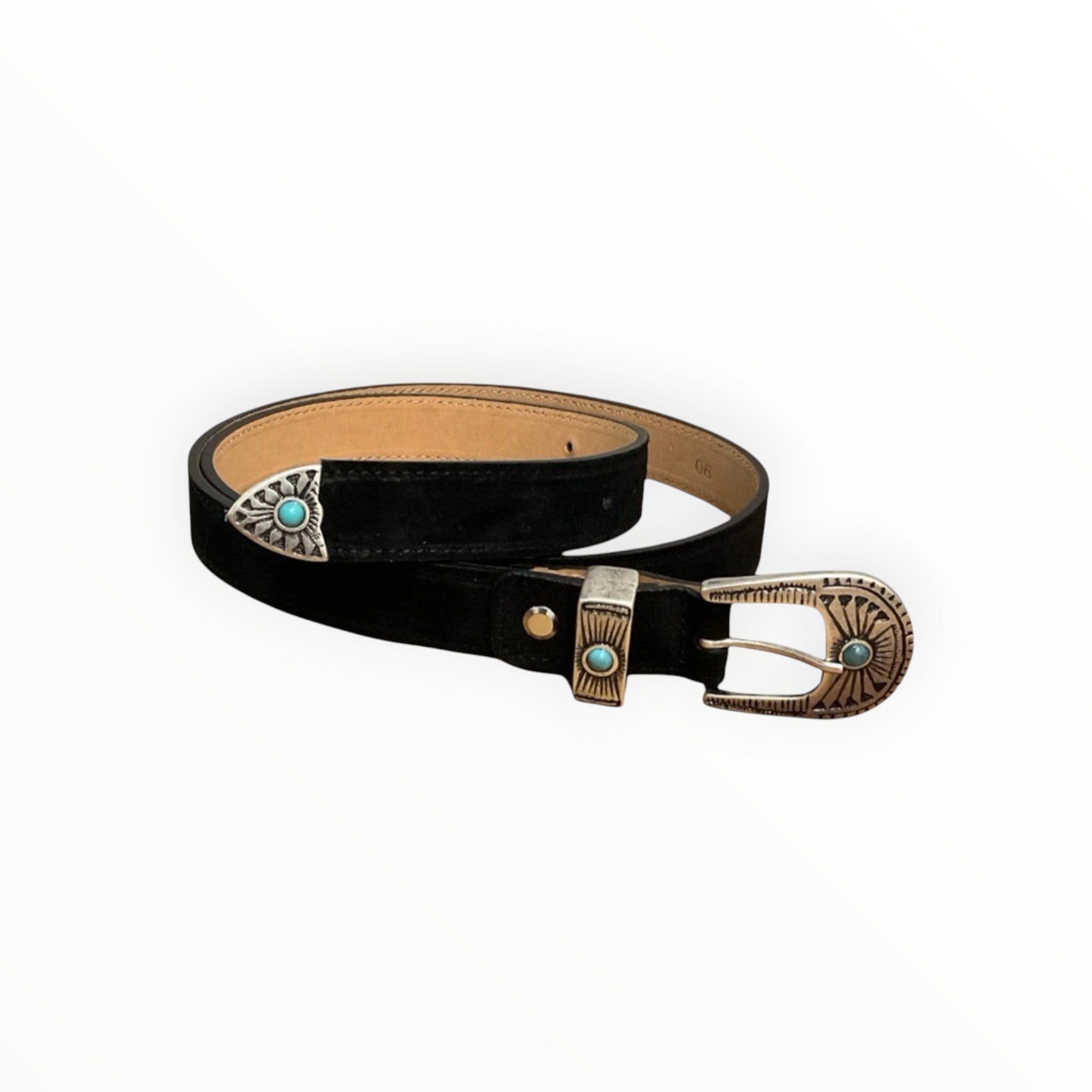 Ceinture cuir vachette LOUISA LEE - Ceintures - LOUISA LEE