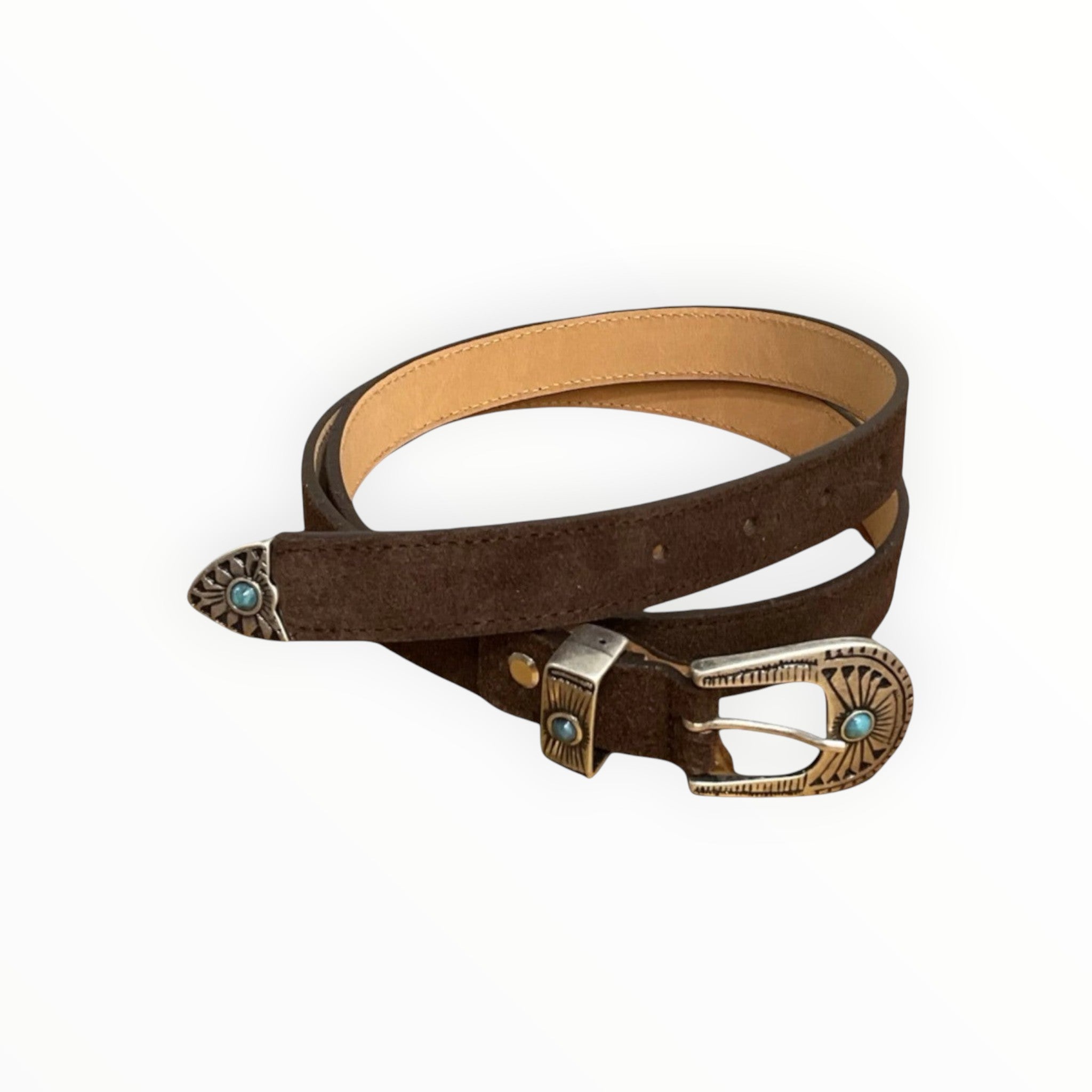 Ceinture cuir vachette LOUISA LEE - Ceintures - LOUISA LEE