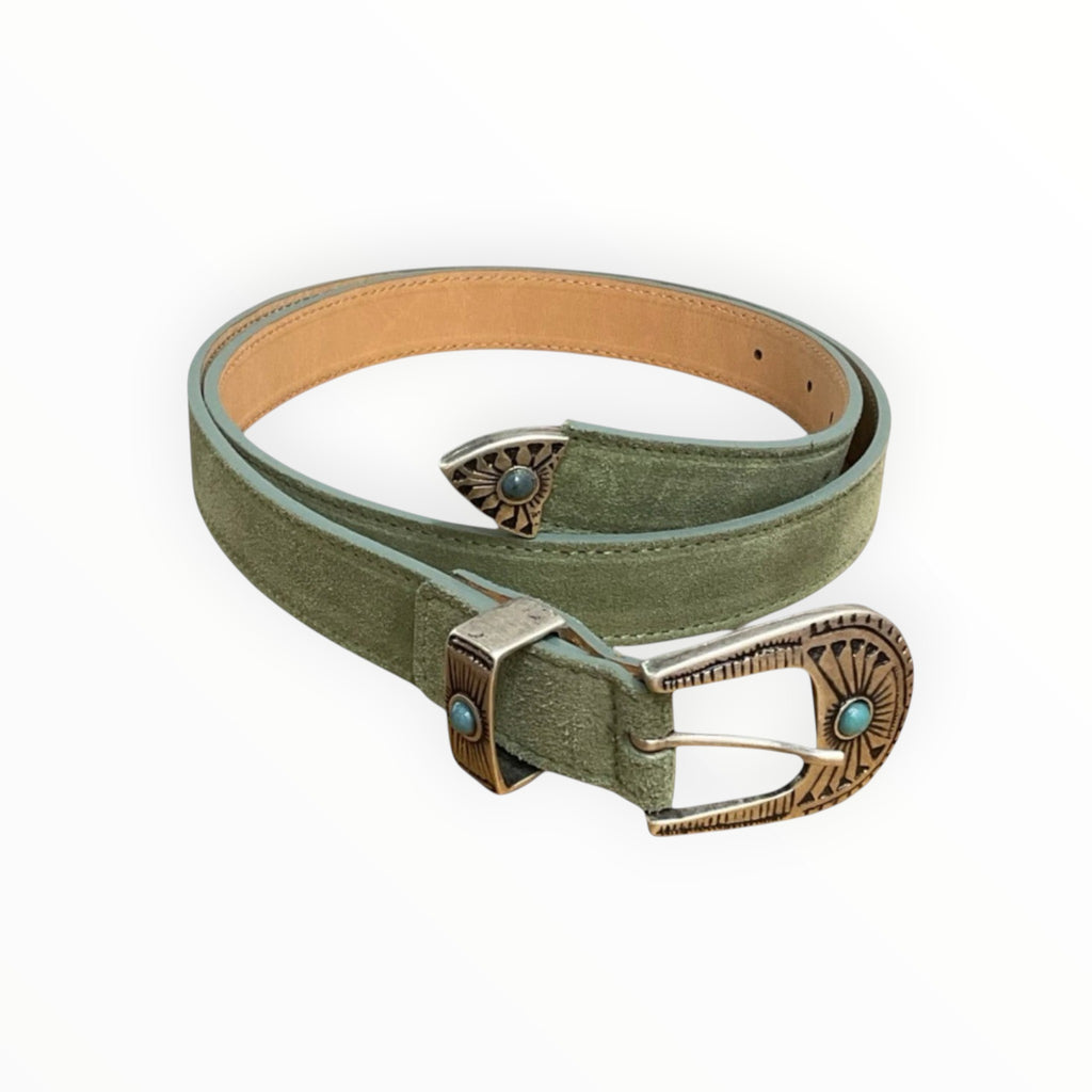 Ceinture cuir vachette LOUISA LEE - Ceintures - LOUISA LEE