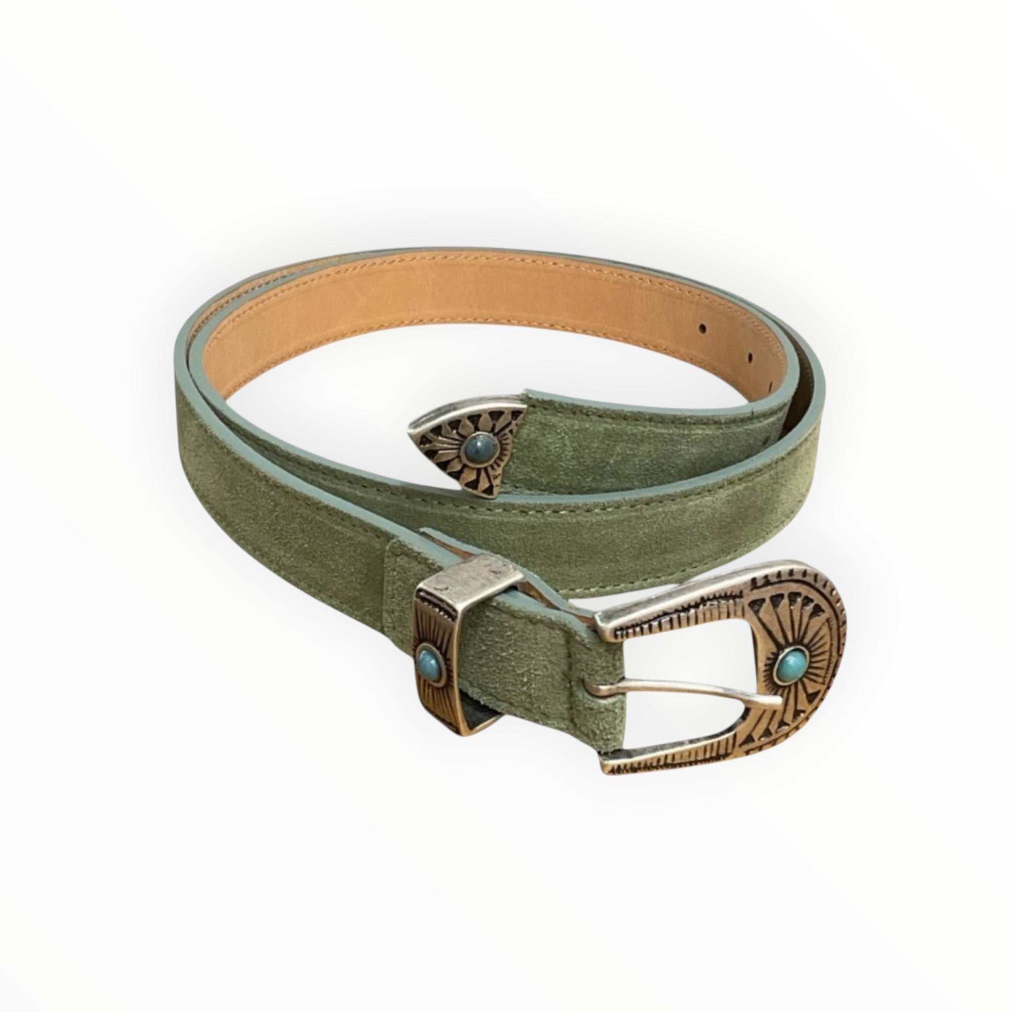 Ceinture cuir vachette LOUISA LEE - Ceintures - LOUISA LEE