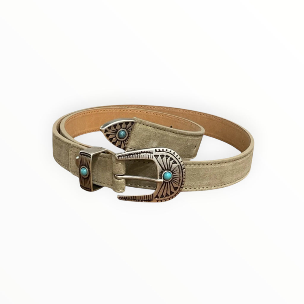 Ceinture cuir vachette LOUISA LEE - Ceintures - LOUISA LEE