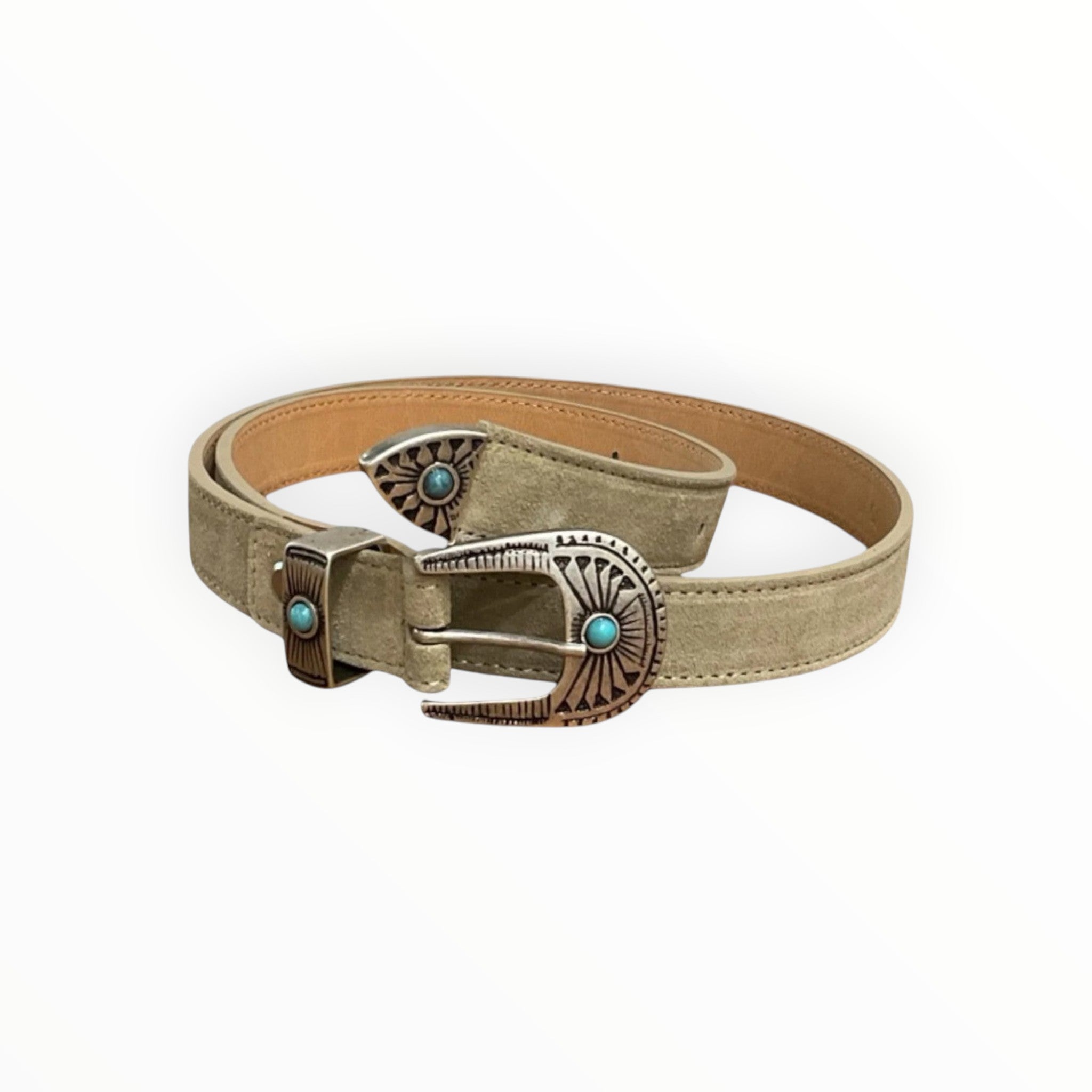 Ceinture cuir vachette LOUISA LEE - Ceintures - LOUISA LEE