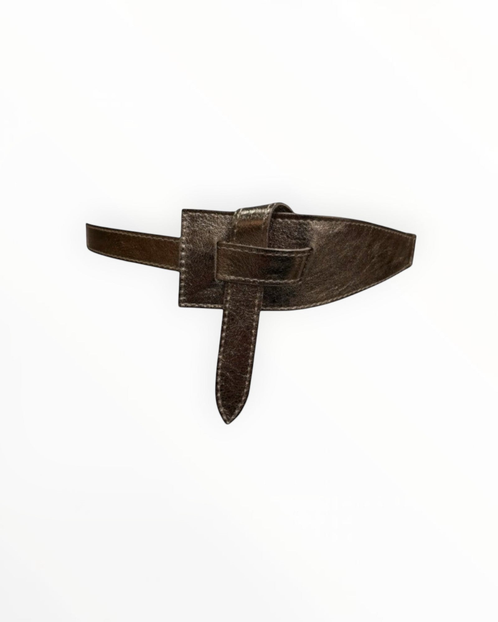 Ceinture cuir irisé taille unique LOUISA LEE - Ceintures - LOUISA LEE
