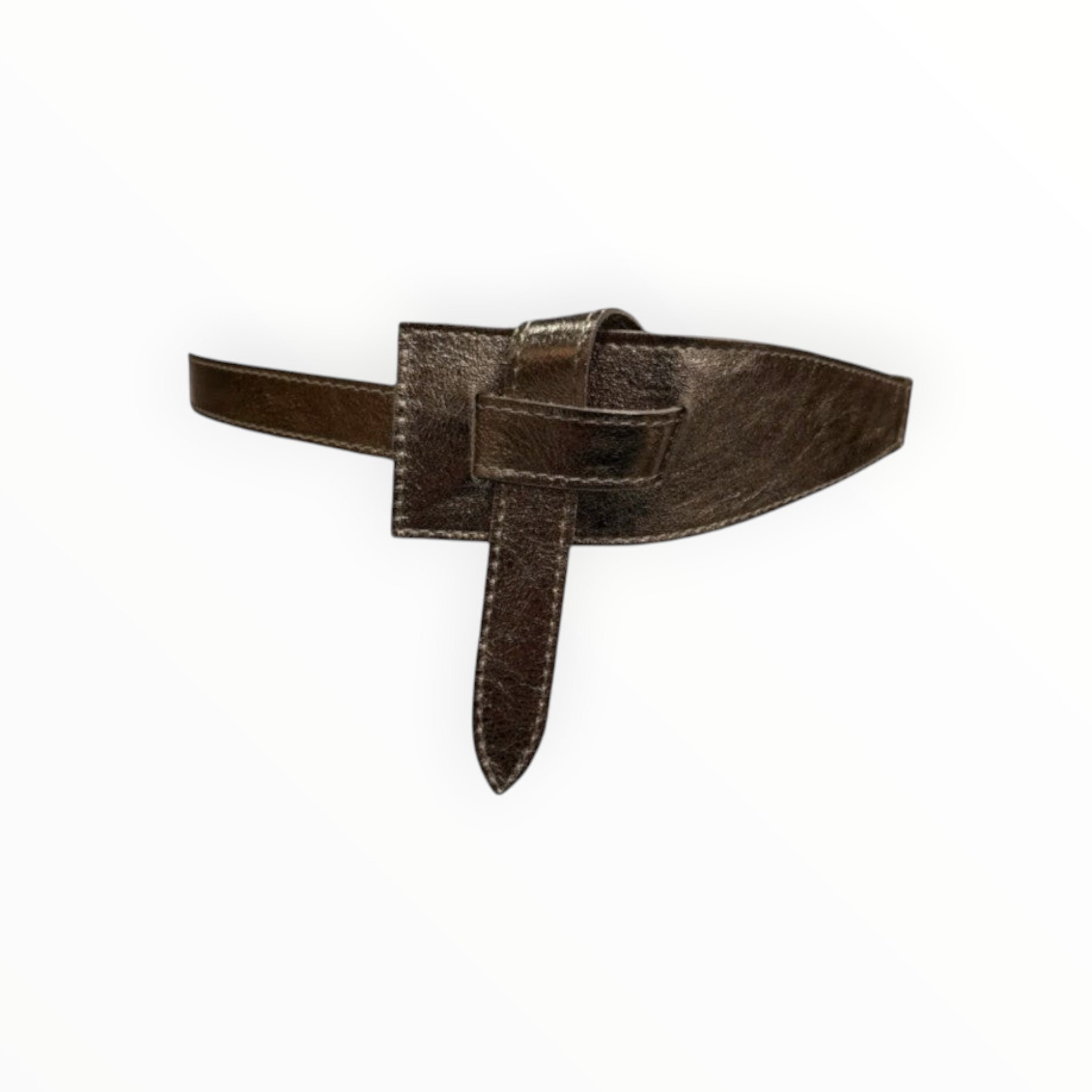 Ceinture cuir irisé taille unique LOUISA LEE - Ceintures - LOUISA LEE
