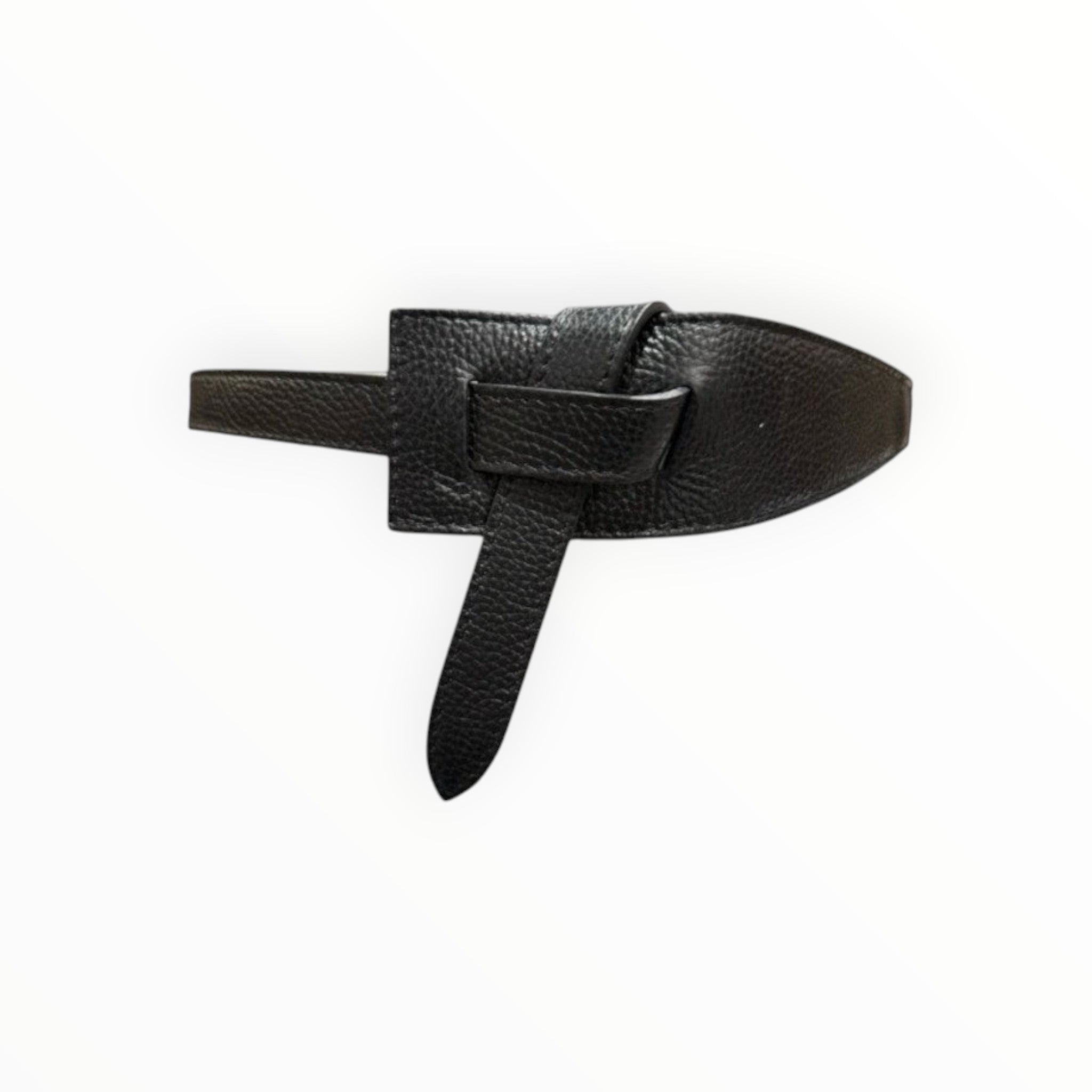 Ceinture cuir grainé taille unique LOUISA LEE - Ceintures - LOUISA LEE