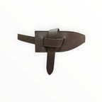 Ceinture cuir grainé taille unique LOUISA LEE - Ceintures - LOUISA LEE
