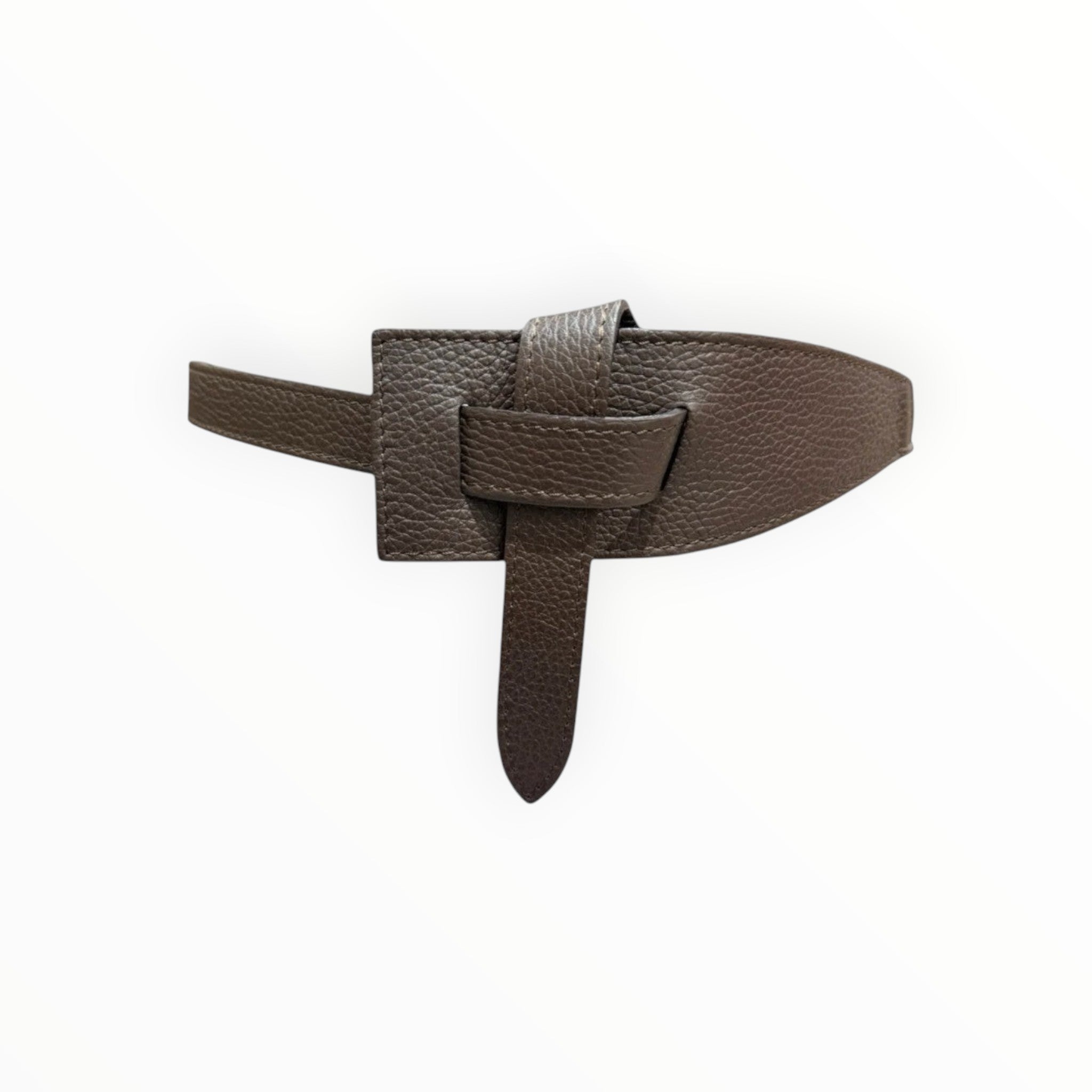 Ceinture cuir grainé taille unique LOUISA LEE - Ceintures - LOUISA LEE