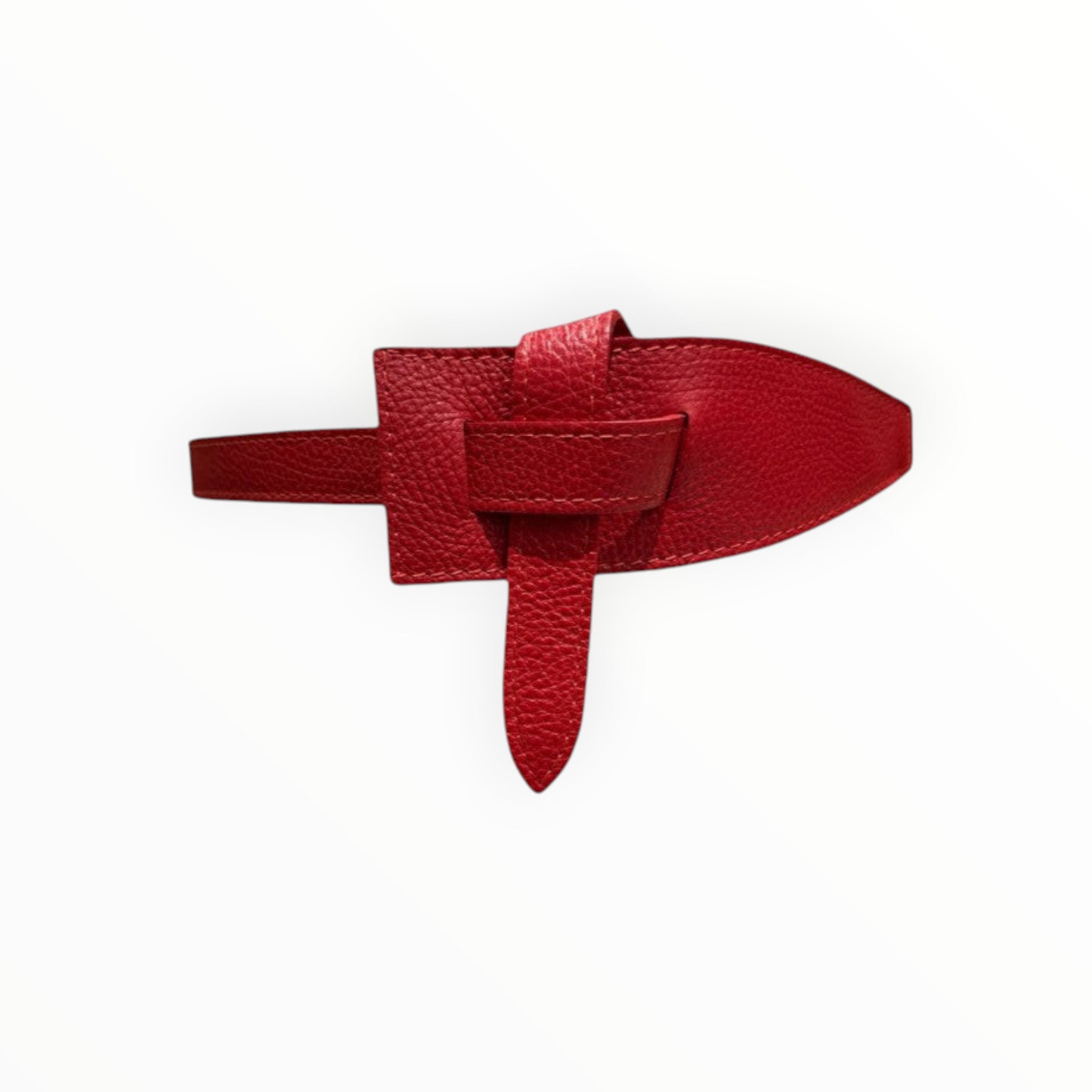 Ceinture cuir grainé taille unique LOUISA LEE - Ceintures - LOUISA LEE