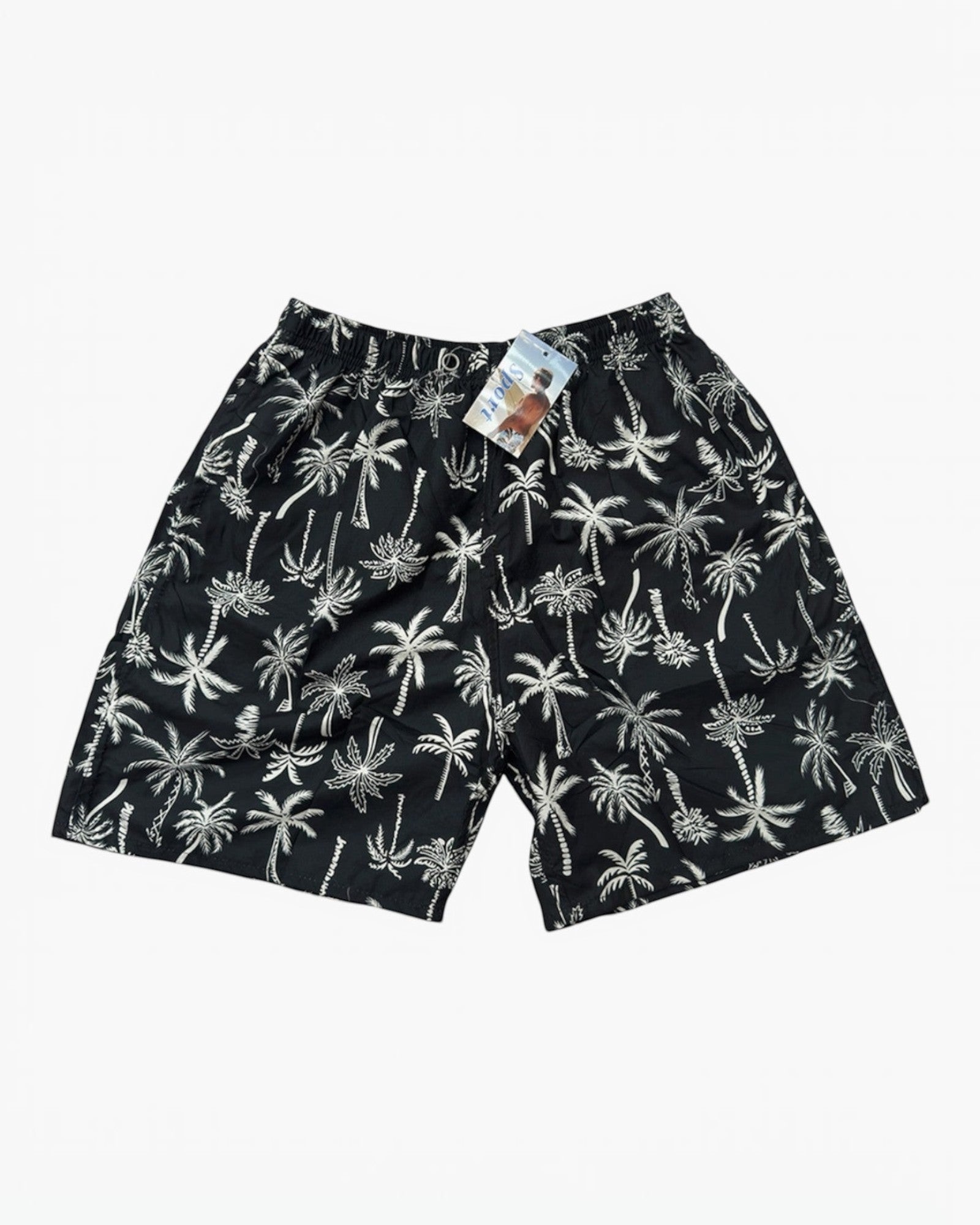 Short de Plage Homme Palmiers BELLE COM'ELLE - Short de bain Homme - BELLE COM'ELLE