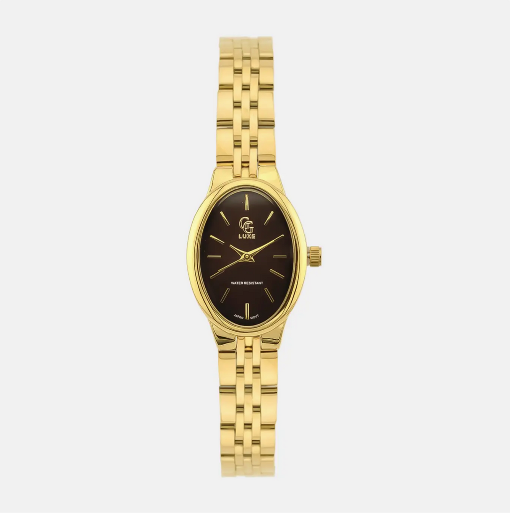 Montre Isaure Dorée Marron GG LUXE WATCH - Montre - GG LUXE WATCH