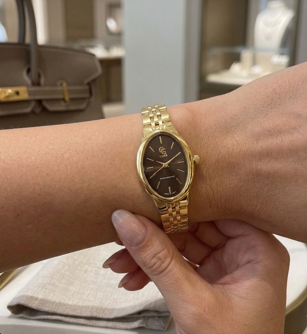 Montre Isaure Dorée Marron GG LUXE WATCH - Montre - GG LUXE WATCH