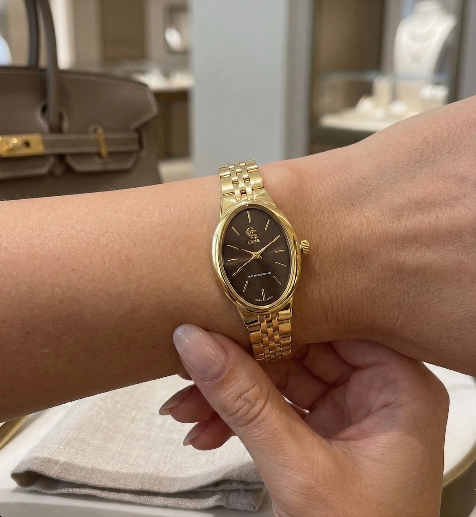 Montre Isaure Dorée Marron GG LUXE WATCH - Montre - GG LUXE WATCH