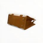 Sac cabas lin et cuir bicolore LOUISA LEE - Sacs - LOUISA LEE