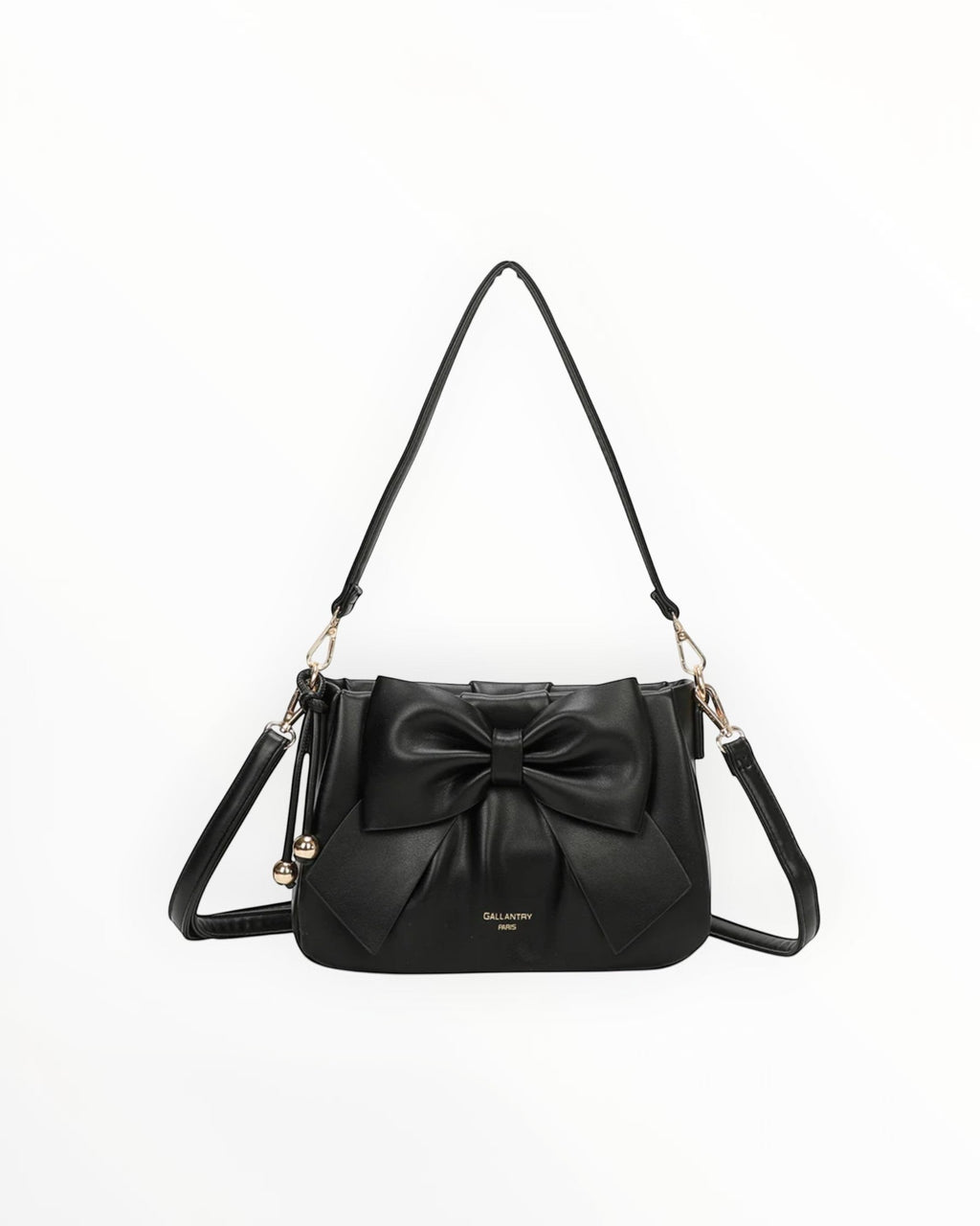 Sac bandoulière avec nœud décoratif