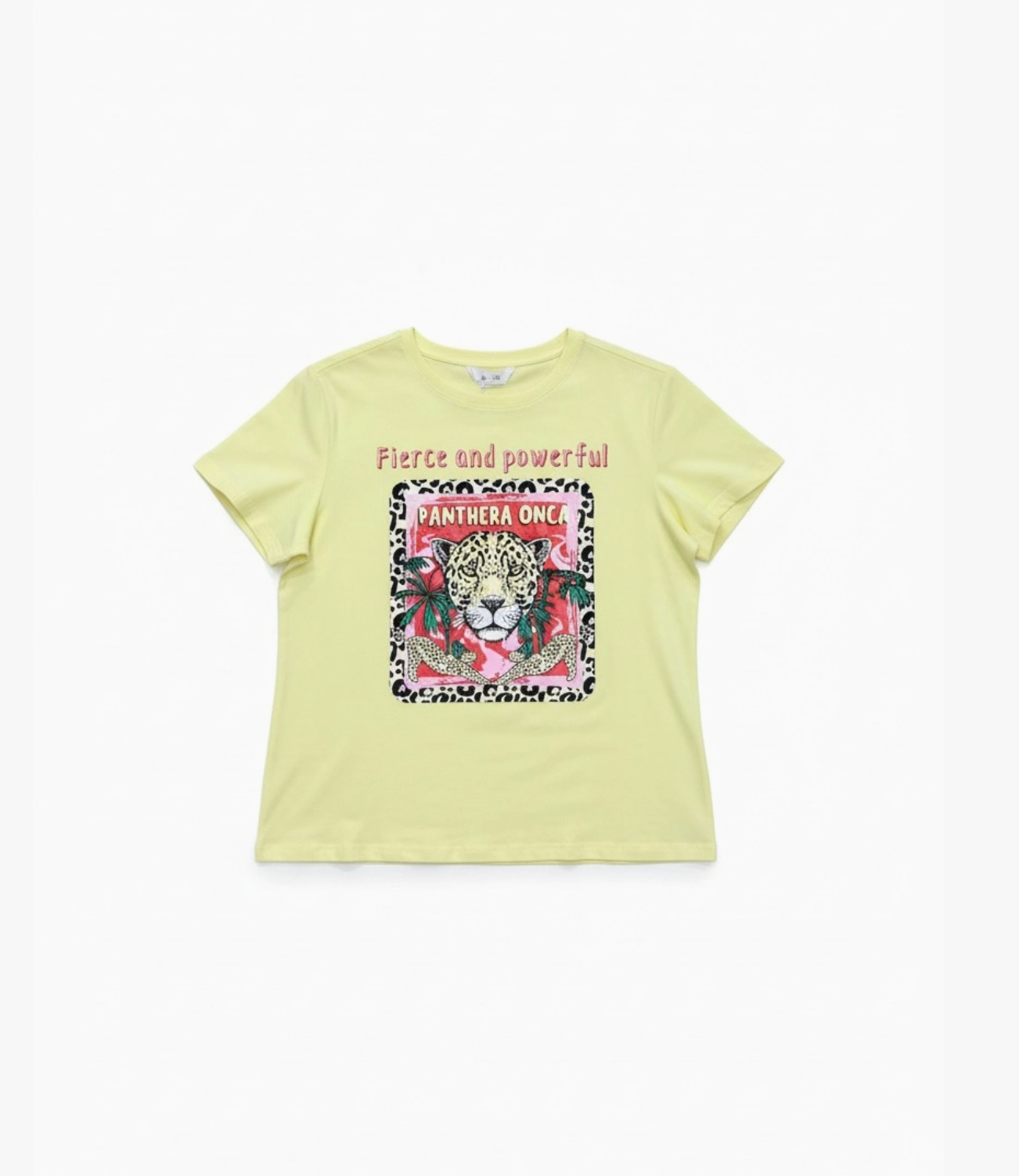 T-shirt Fierce and Powerful léopard ATTRAIT PARIS