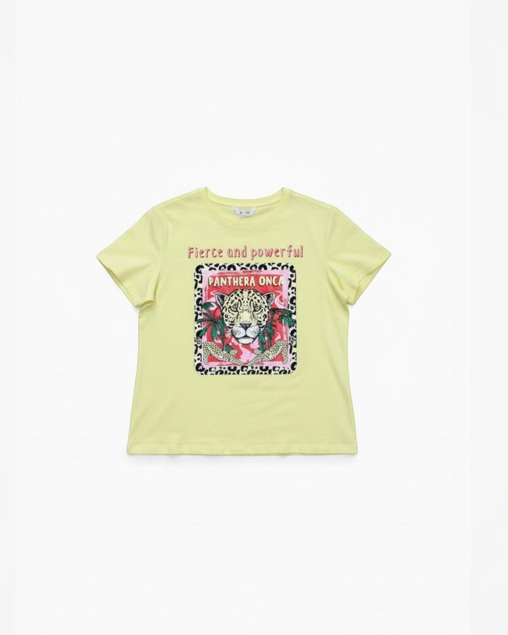 T-shirt Fierce and Powerful léopard ATTRAIT PARIS