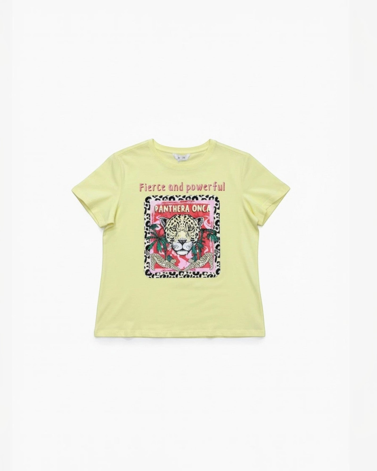 T-shirt Fierce and Powerful léopard ATTRAIT PARIS
