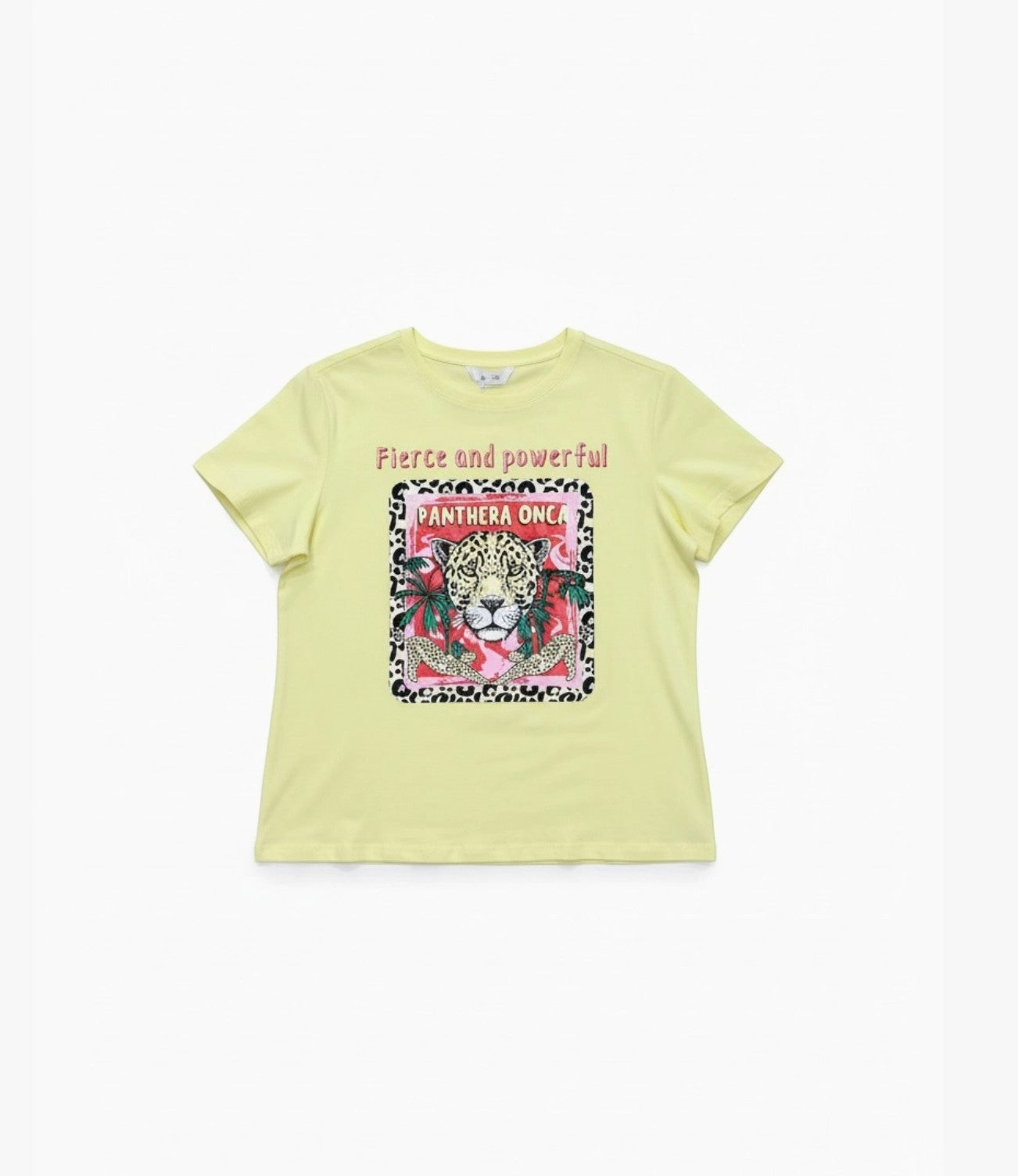 T-shirt Fierce and Powerful léopard ATTRAIT PARIS