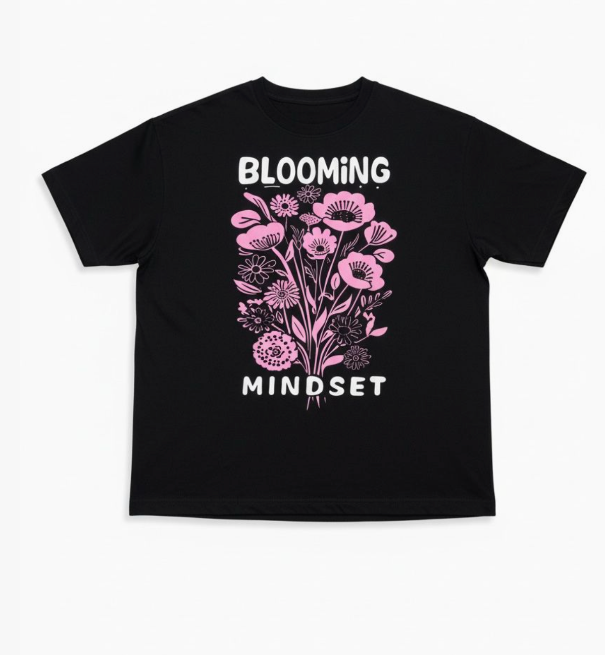 T-shirt coton bouquet floral Mindset Abundance ATTRAIT PARIS