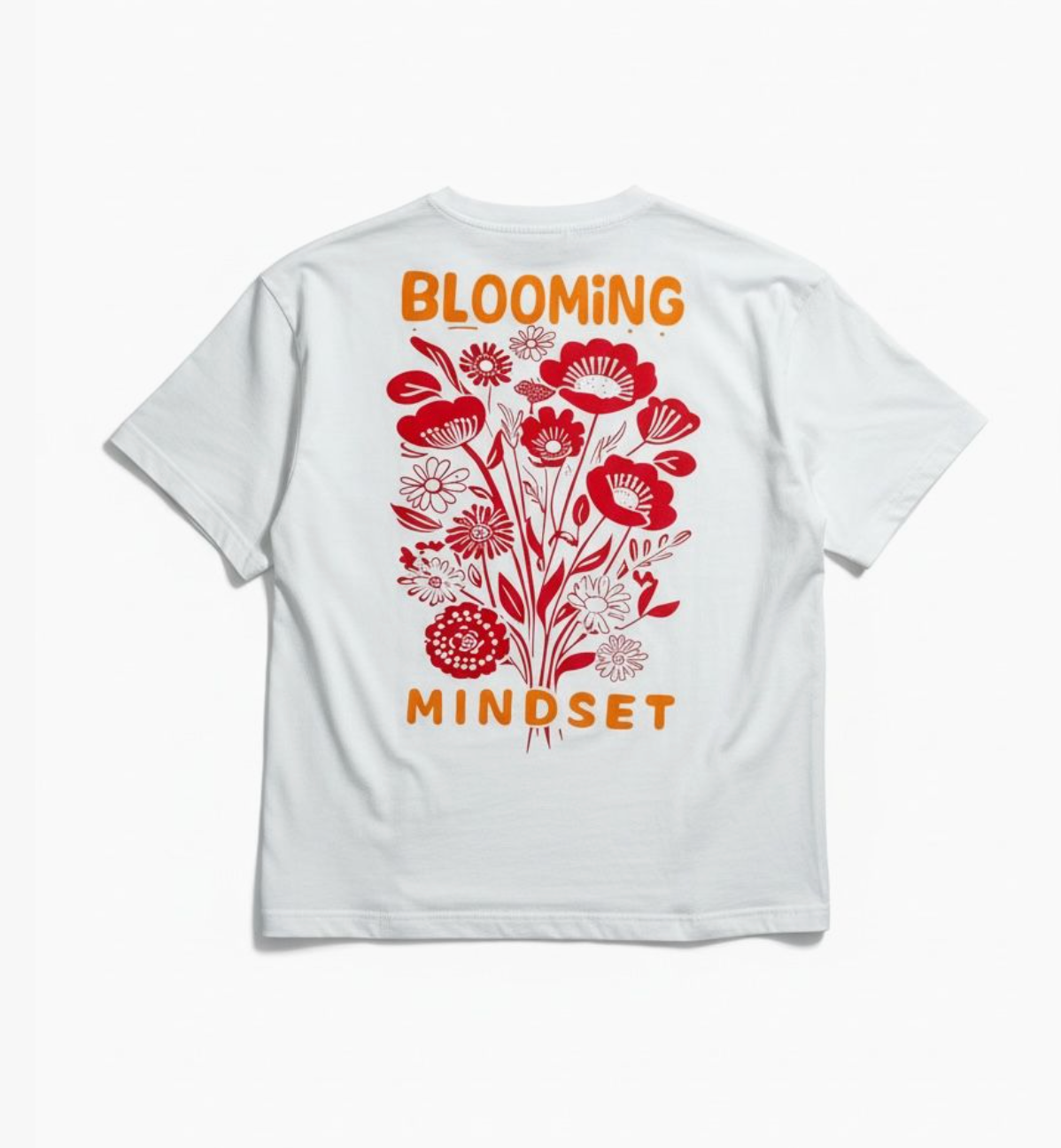 T-shirt coton bouquet floral Mindset Abundance ATTRAIT PARIS