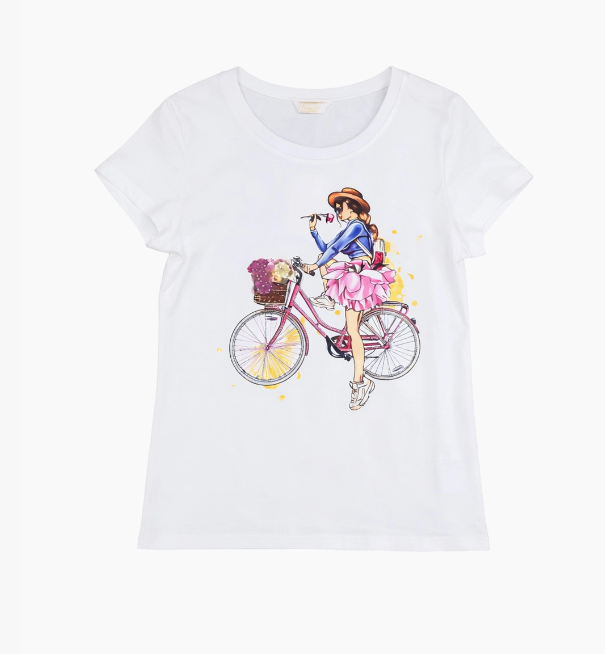 T-shirt Vélo Femme ATTRAIT PARIS