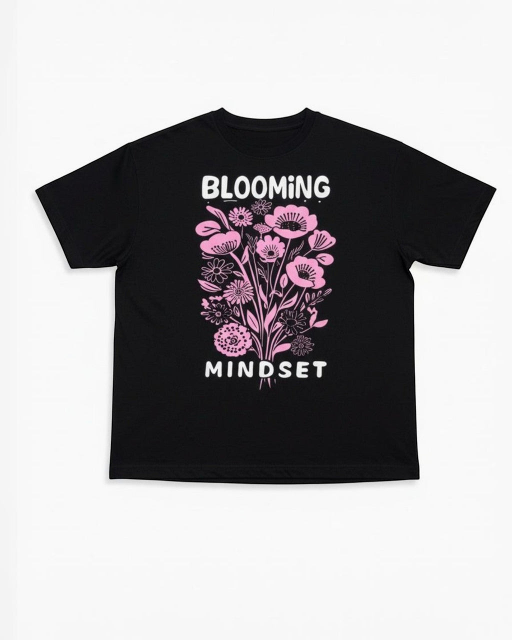 T-shirt coton bouquet floral Mindset Abundance ATTRAIT PARIS