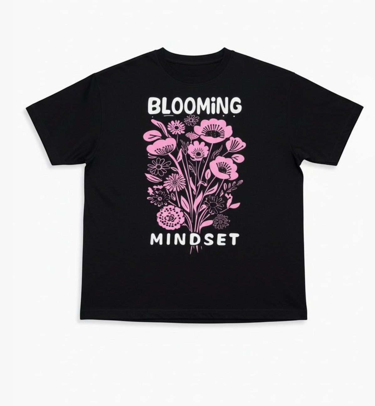 T-shirt coton bouquet floral Mindset Abundance ATTRAIT PARIS