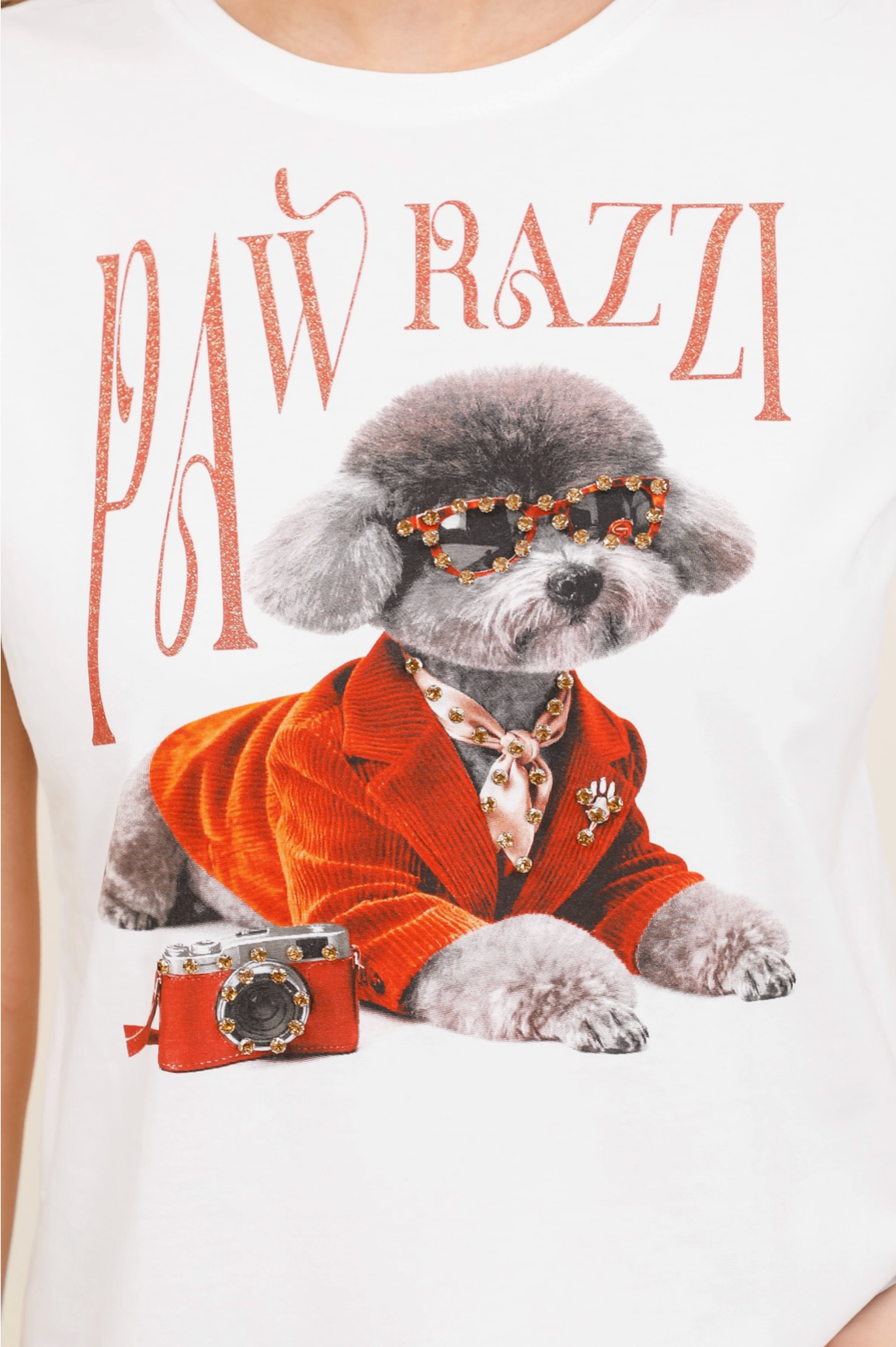 T-shirt Pawrazzi Femme ATTRAIT PARIS