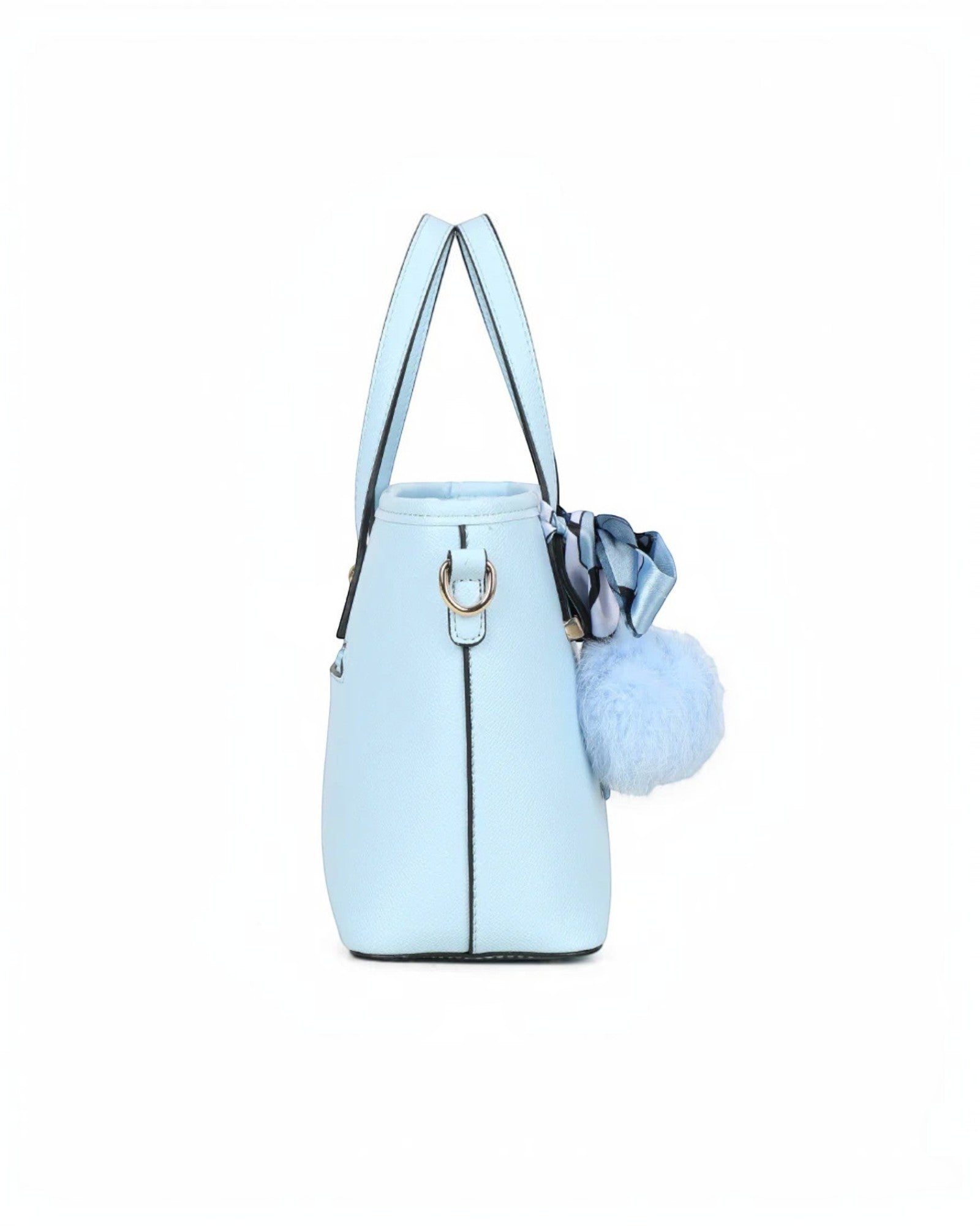 Sac fourre-tout élégant pour femmes avec pompon