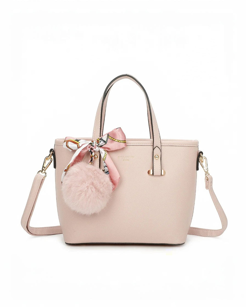 Sac fourre-tout élégant pour femmes avec pompon