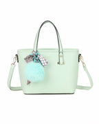 Sac fourre-tout élégant pour femmes avec pompon
