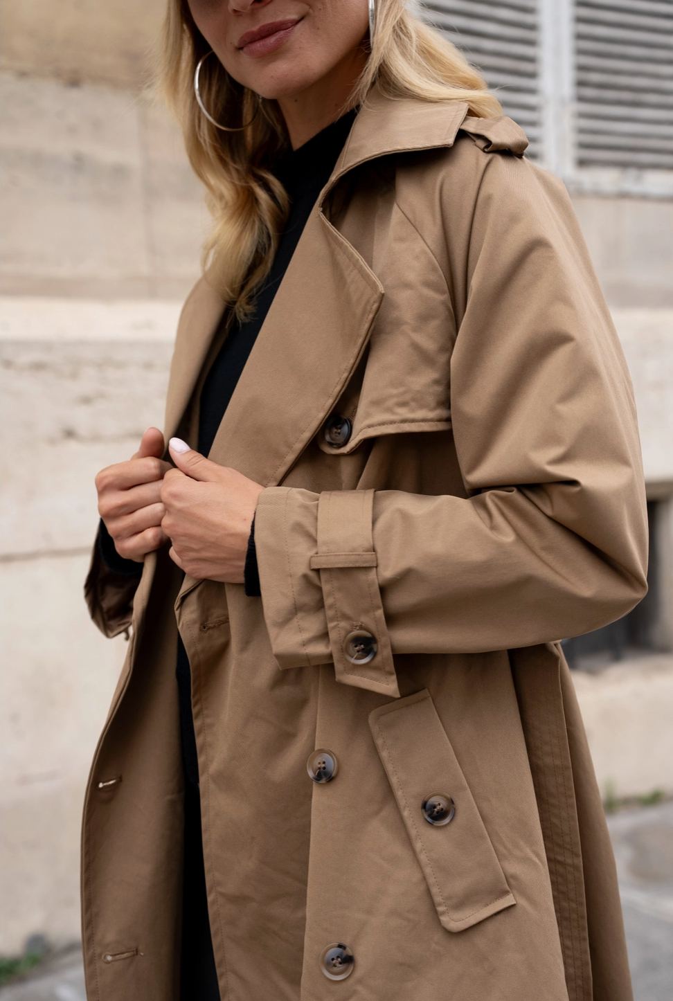 Trench Long Double Boutonnage ATTRAIT PARIS