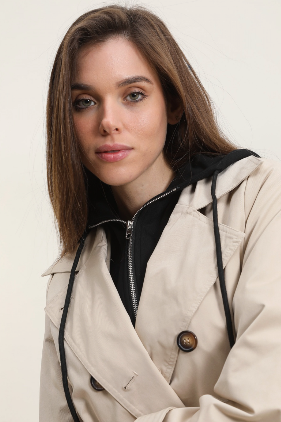 Trench Long Capuche ATTRAIT PARIS