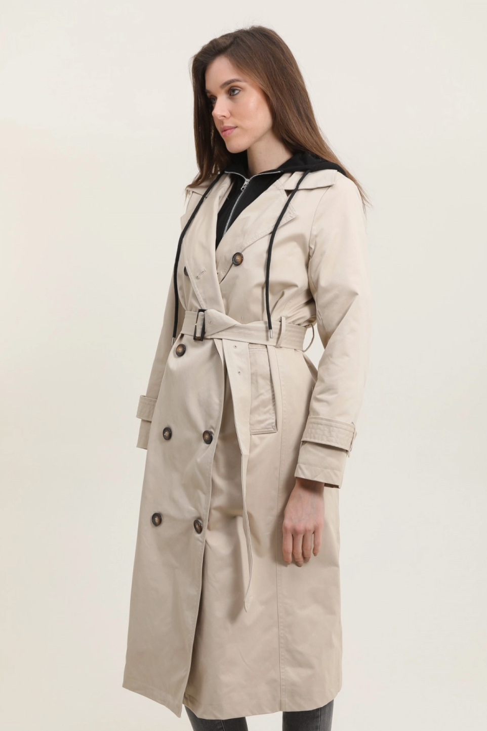 Trench Long Capuche ATTRAIT PARIS