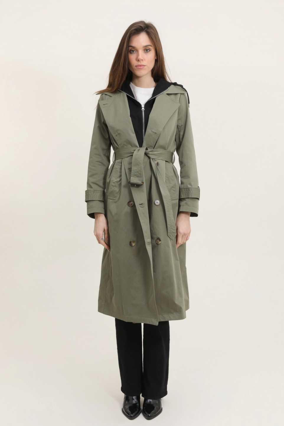 Trench Long Capuche ATTRAIT PARIS