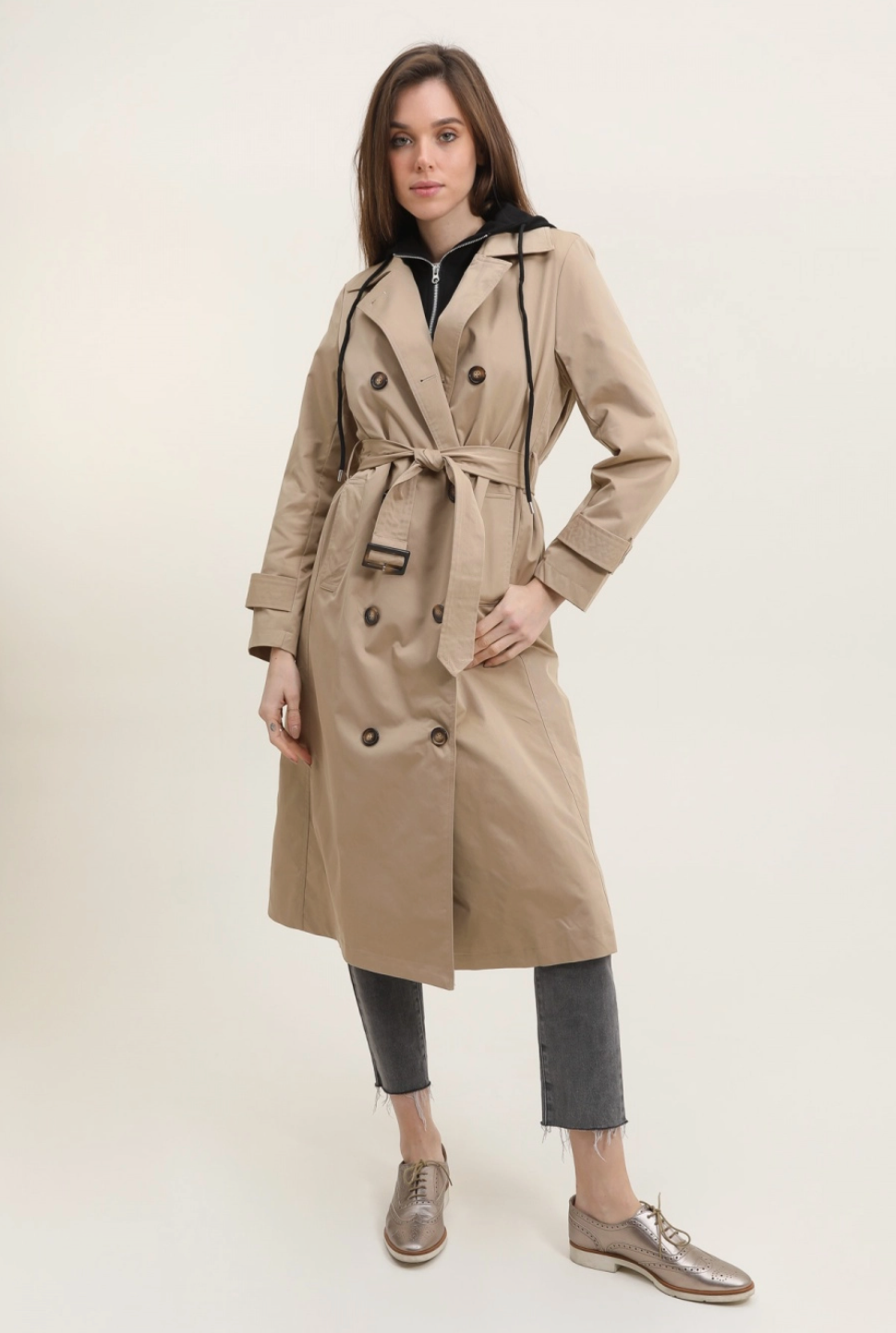 Trench Long Capuche ATTRAIT PARIS