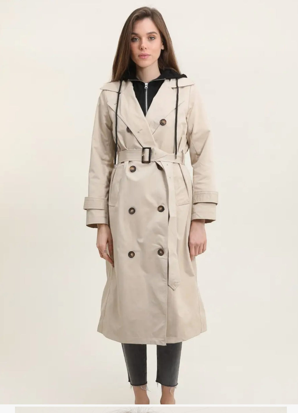 Trench Long Capuche ATTRAIT PARIS