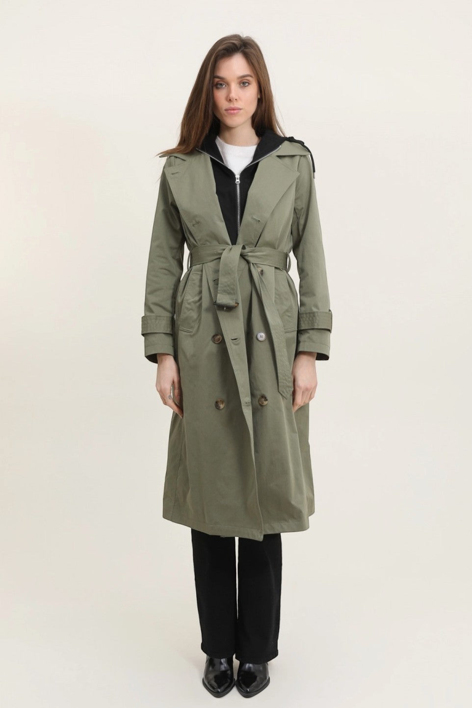 Trench Long Capuche ATTRAIT PARIS