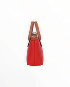 Sac à main bandoulière en cuir texturé pour femme