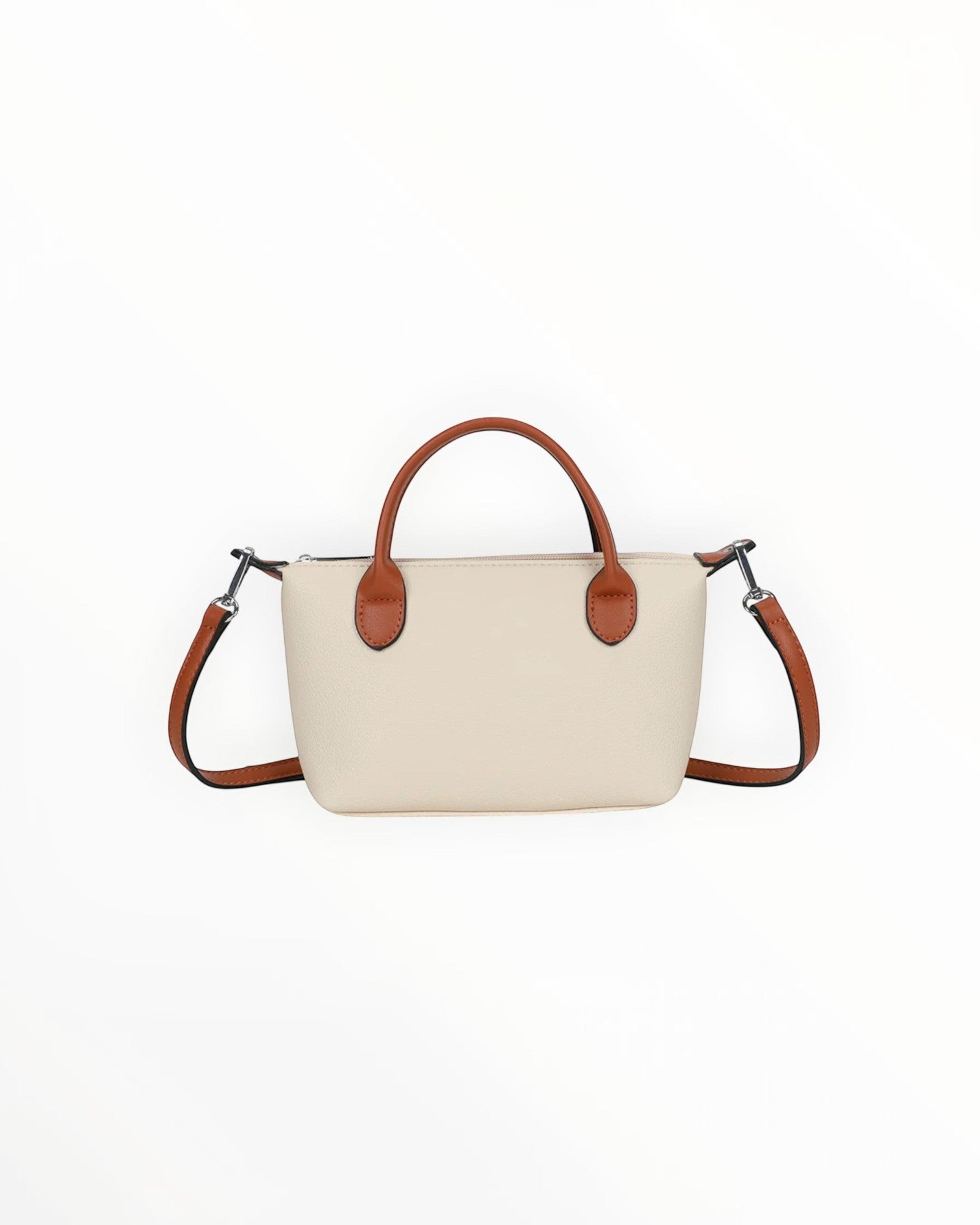 Sac à main bandoulière en cuir texturé pour femme