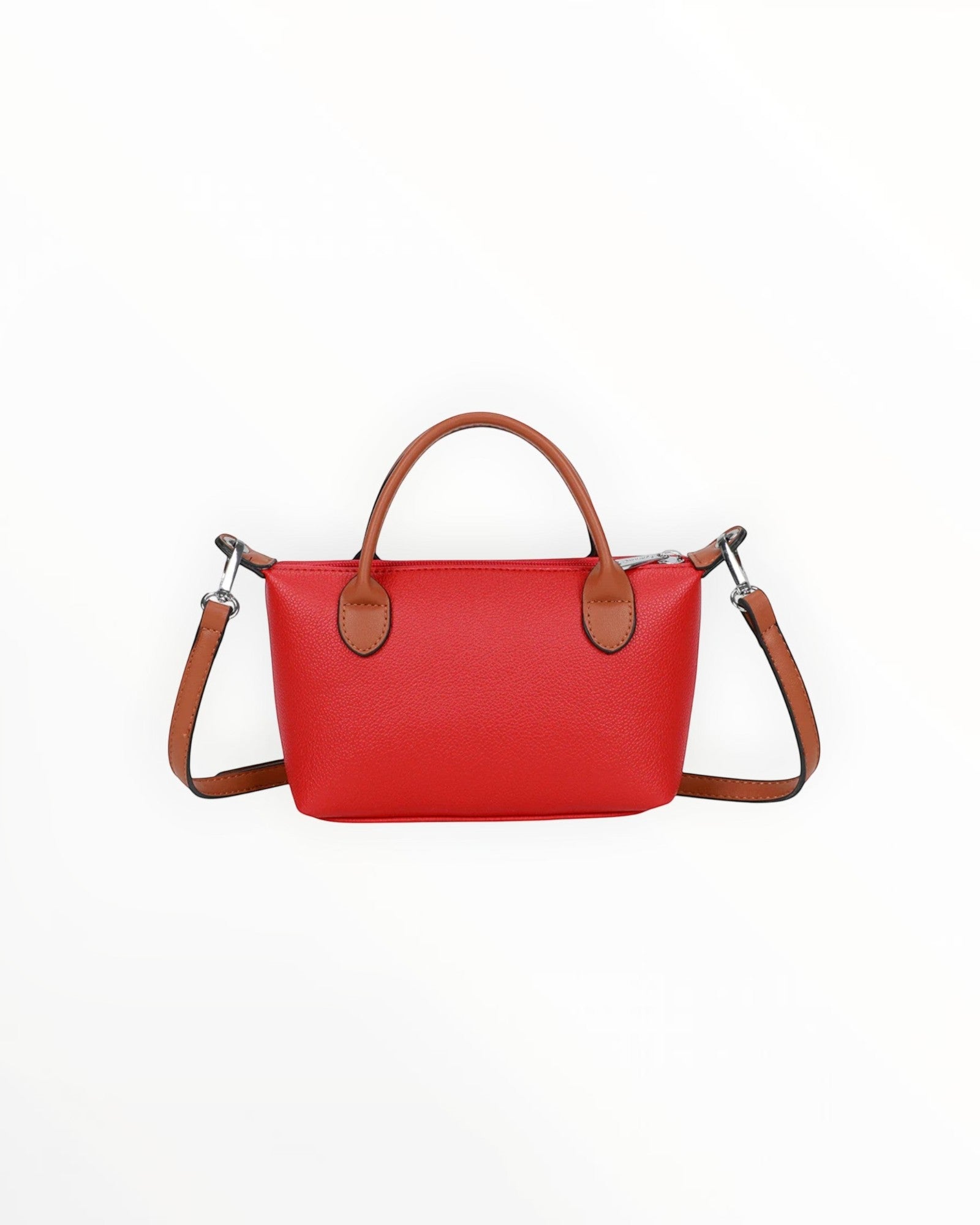 Sac à main bandoulière en cuir texturé pour femme