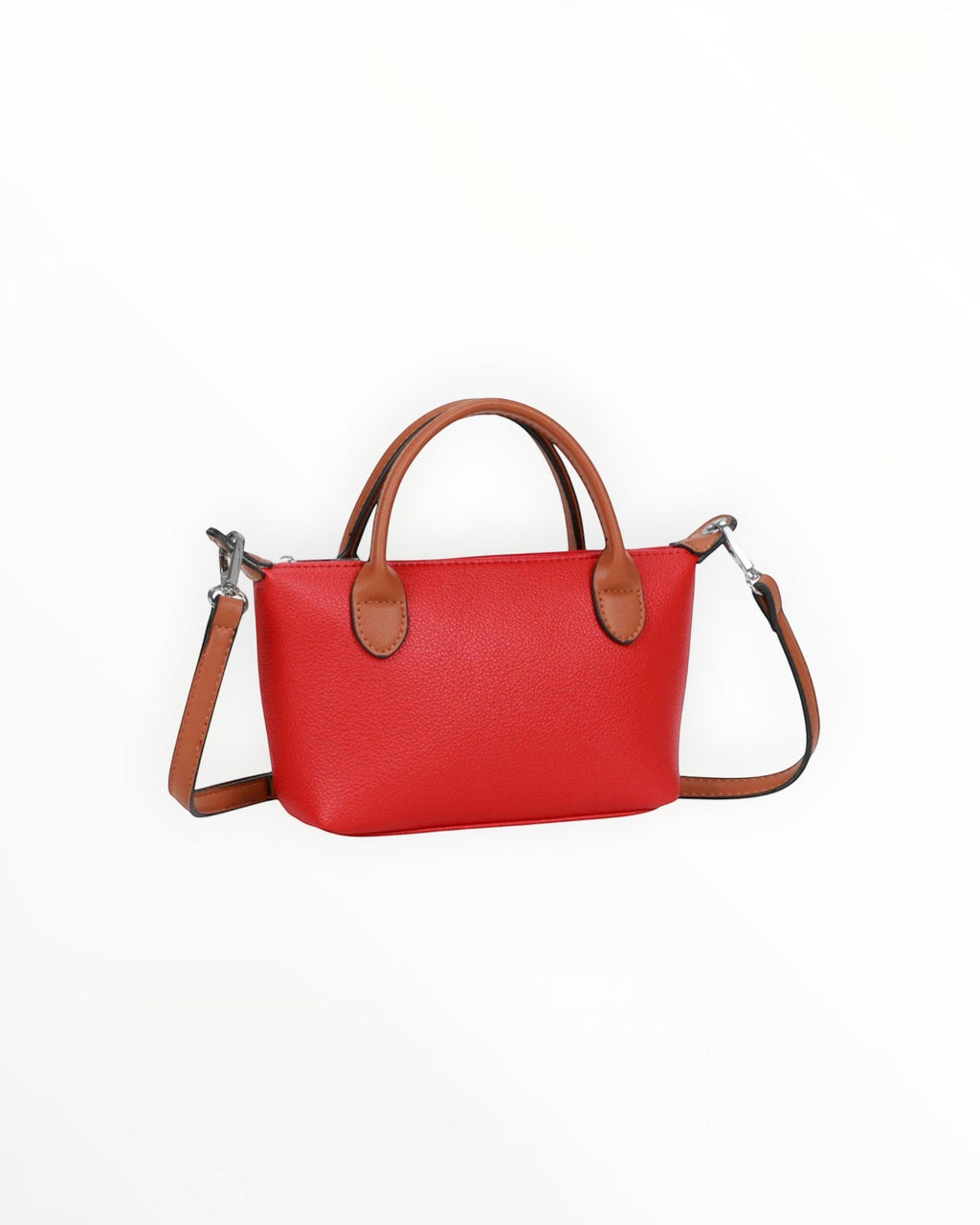 Sac à main bandoulière en cuir texturé pour femme