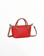 Sac à main bandoulière en cuir texturé pour femme