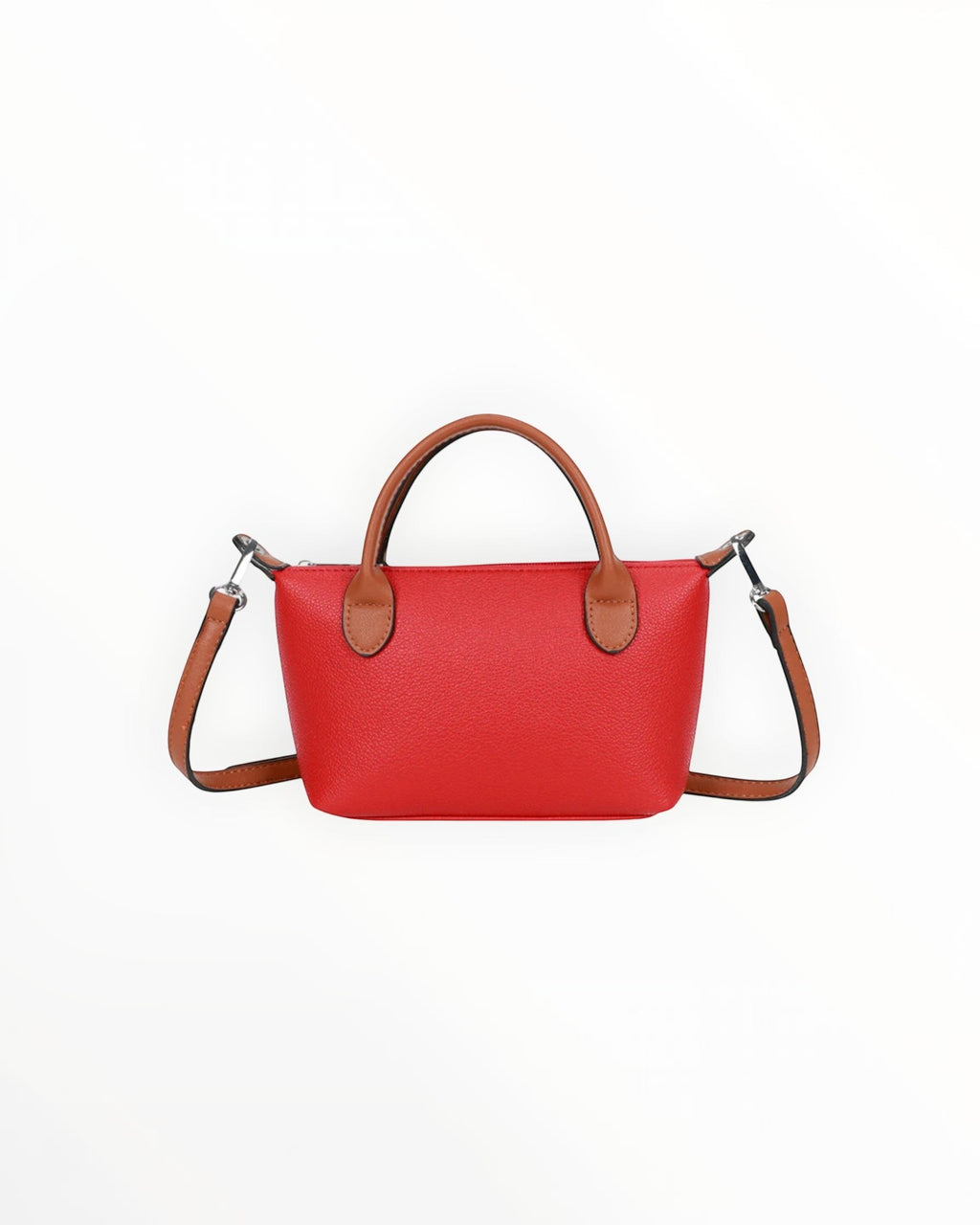 Sac à main bandoulière en cuir texturé pour femme