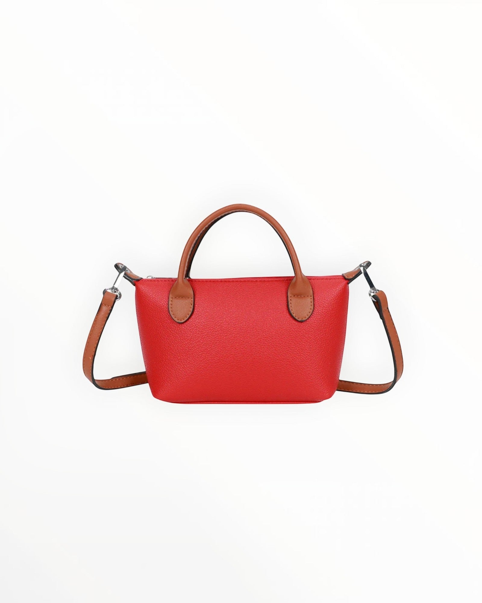 Sac à main bandoulière en cuir texturé pour femme