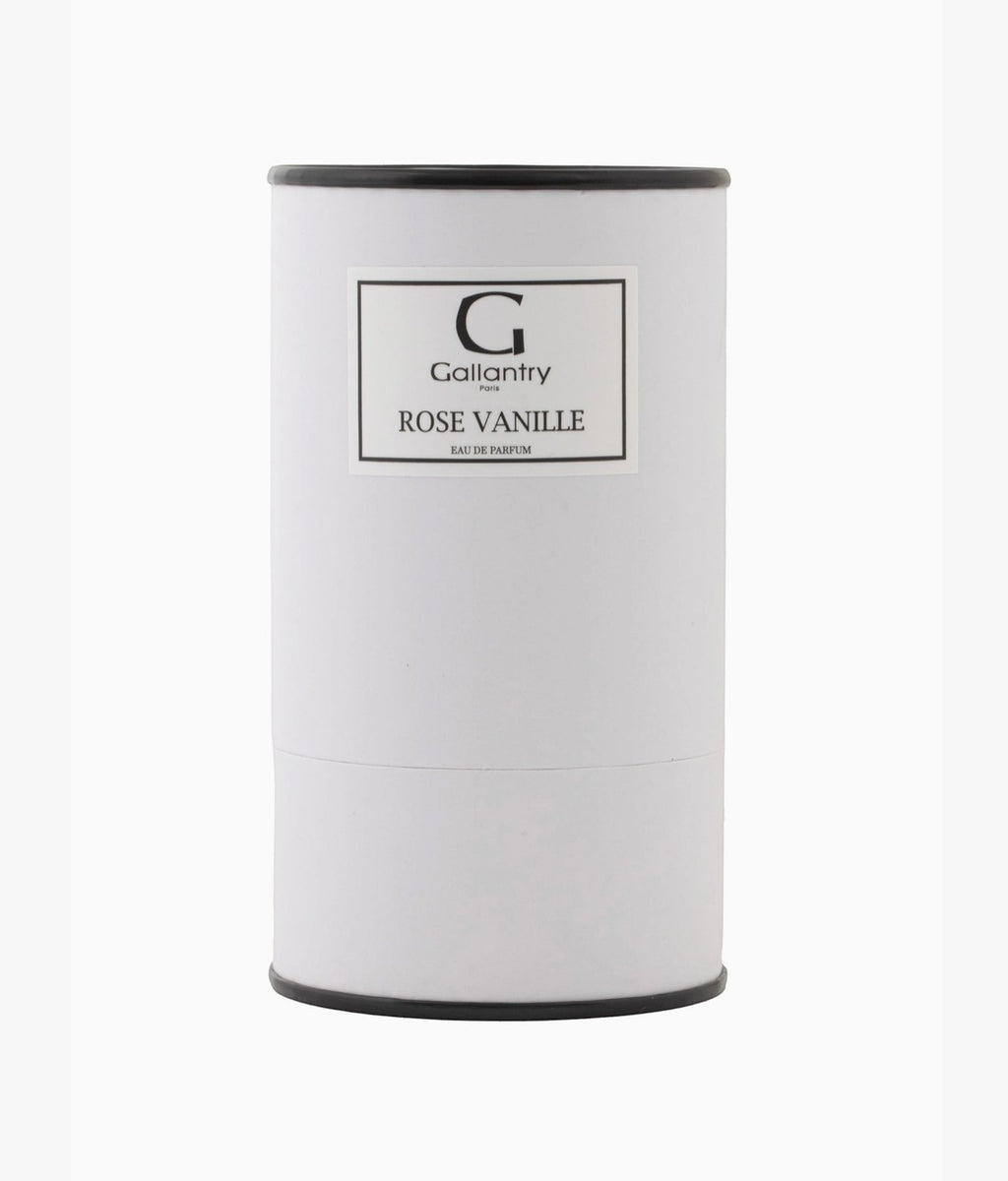 Parfum Rose Vanille GALLANTRY

"Rose Vanille" est une fragrance florale et gourmande où la rose délicate rencontre la vanille envoûtante. Une création Gallantry Paris, fabriquée en France.