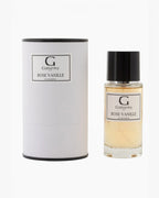 Parfum Rose Vanille GALLANTRY

"Rose Vanille" est une fragrance florale et gourmande où la rose délicate rencontre la vanille envoûtante. Une création Gallantry Paris, fabriquée en France.