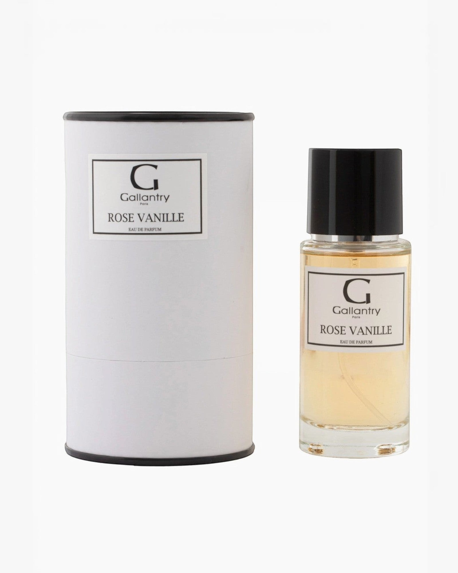 Parfum Rose Vanille GALLANTRY

"Rose Vanille" est une fragrance florale et gourmande où la rose délicate rencontre la vanille envoûtante. Une création Gallantry Paris, fabriquée en France.